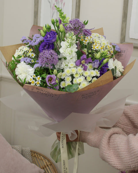 The 'Serene Summer' Box Bouquet - Boutique Florist - UK Flower Delivery