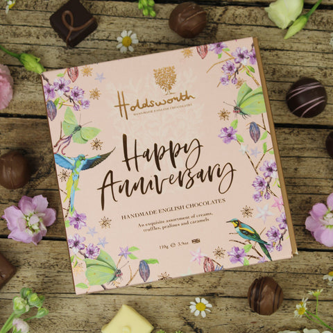 Happy Anniversary Chocolates - Handmade by Holdsworths 110g