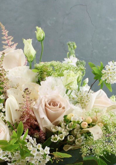 Classic Whites Card - Boutique Florist - UK Flower Delivery