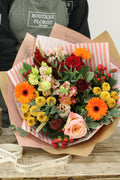 Florists Choice Box Bouquet - Autumn - Boutique Florist - UK Flower Delivery