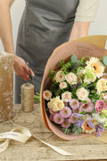 Florists Choice Box Bouquet - Pastels - Boutique Florist - UK Flower Delivery