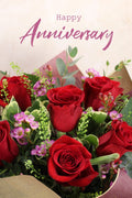 Happy Anniversary Card - Boutique Florist - UK Flower Delivery