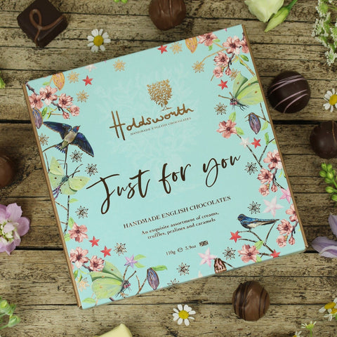 Just for You Chocolates - Handmade by Holdsworths 110g - Boutique Florist - UK Flower Delivery