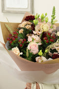 The 'Apricot' Box Bouquet - Boutique Florist - UK Flower Delivery