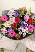 The 'Crimson' Box Bouquet - Boutique Florist - UK Flower Delivery