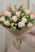 The 'Luxury' Pink Rose Box Bouquet - Boutique Florist - UK Flower Delivery