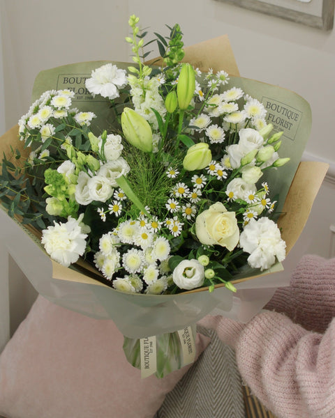 The 'Neutral' Box Bouquet - Boutique Florist - UK Flower Delivery