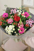 The 'Raspberry Sundae' Box Bouquet - Boutique Florist - UK Flower Delivery